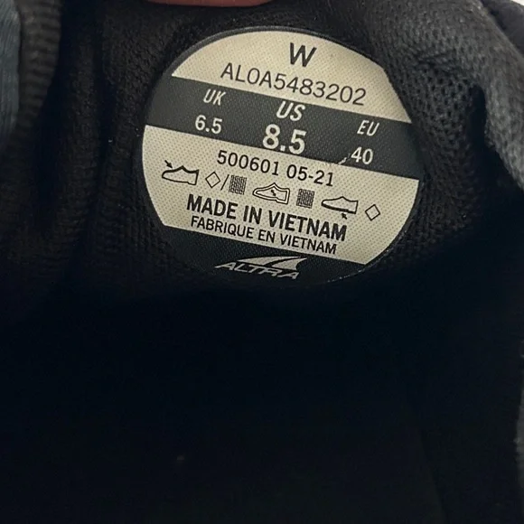 Altra Superior 5 Trail Running Shoes Zero Drop Womens 8.5 Gray Green AL0A5483202 - Picture 13 of 13